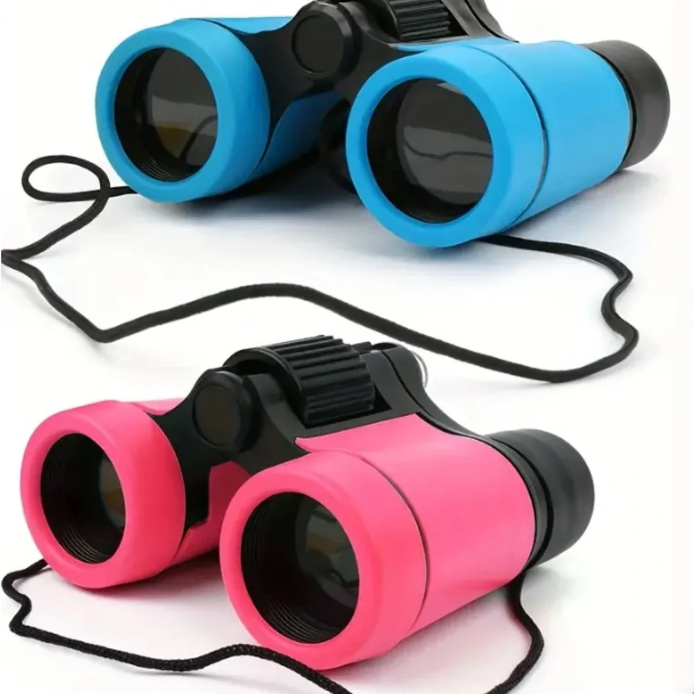 Kid’s Vibrant Pink Binoculars with Black Trim